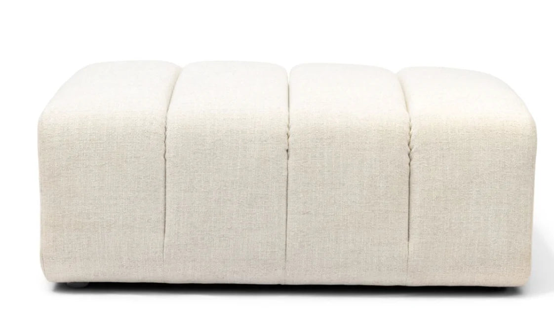 Riviera Maison Dazzle Footstool Antique White