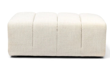 Riviera Maison Dazzle Footstool Antique White