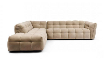 Riviera Maison Ecksofa Imperial links Velvet Rich Almond