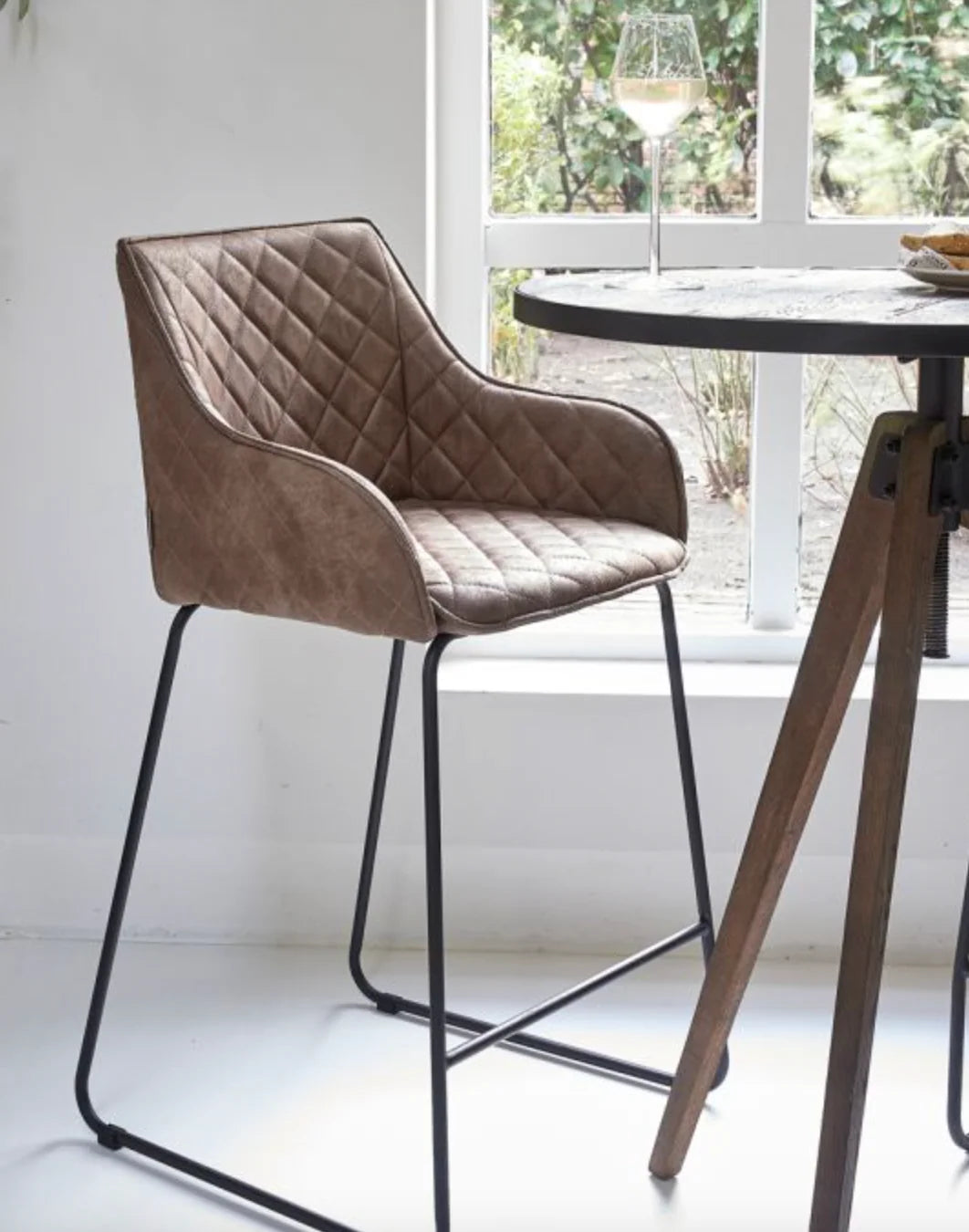Riviera Maison Barhocker Frisco Drive, Coffee, Pellini