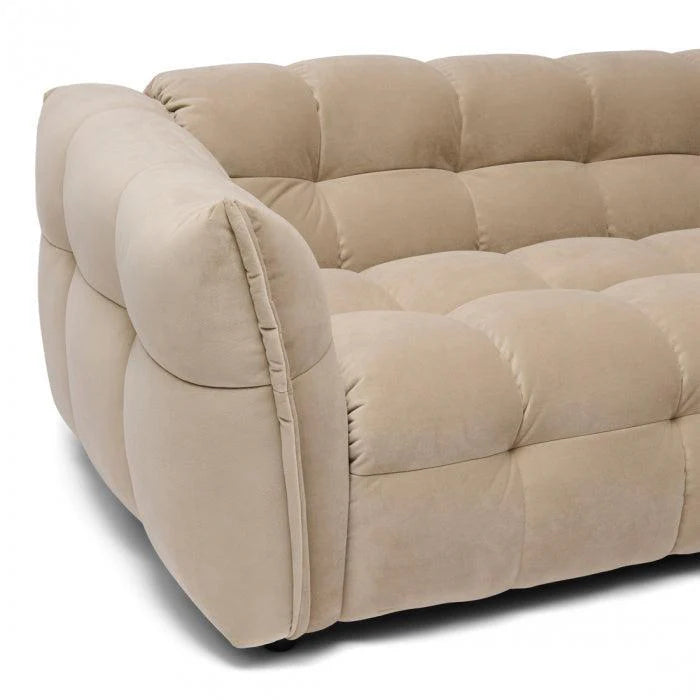 Riviera Maison Ecksofa Imperial Right, Velvet Rich Almond