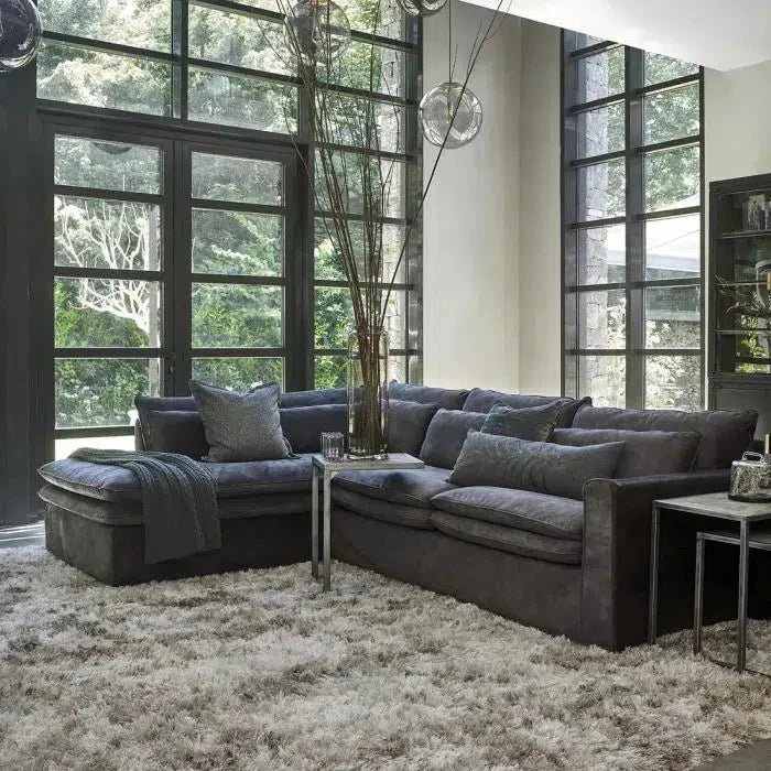 Riviera Maison Ecksofa Links Continental, Grimaldi Grey