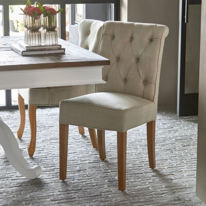 Riviera Maison Esszimmerstuhl Hampton Classic, Flax, Linen