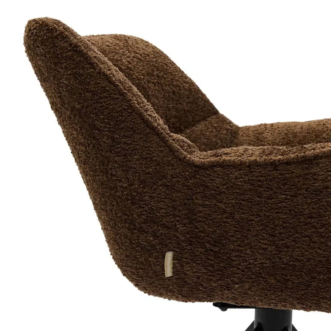 Riviera Maison Carnaby Drehbarer Esszimmerstuhl Umber Brown