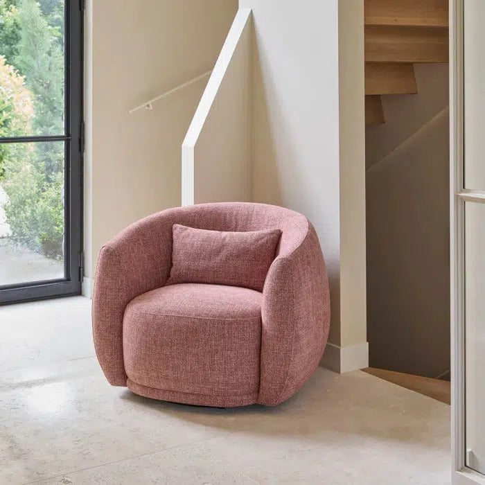 Riviera Maison Drehsessel Leonardo, Korallenrosa