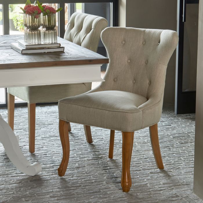 Riviera Maison Esszimmerstuhl George, Flax, Linen