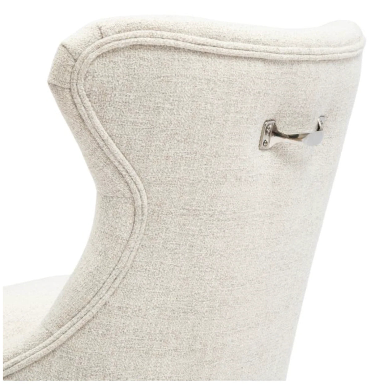 Riviera Maison Esstischstuhl George, Antique White, Rich Tweed