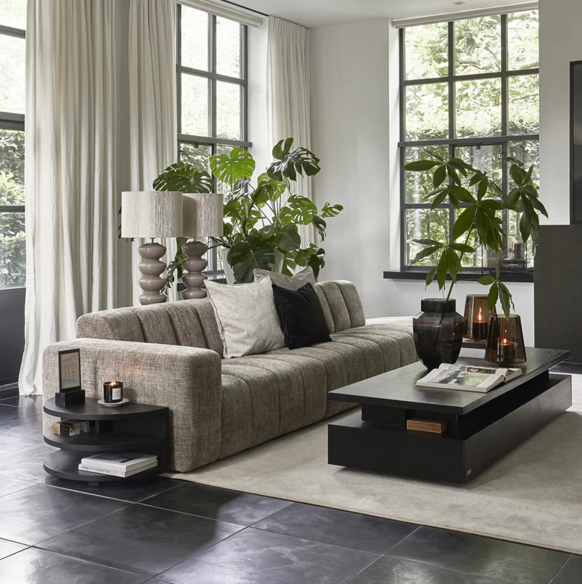 Riviera Maison Dazzle Lounger R Shiny Desert