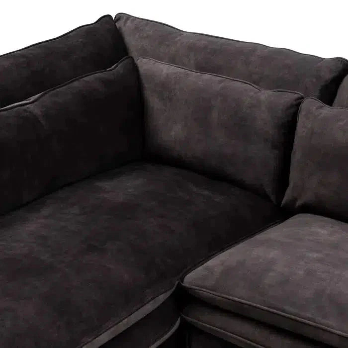 Riviera Maison Ecksofa Links Continental, Grimaldi Grey