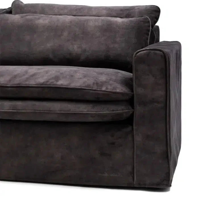 Riviera Maison Ecksofa Links Continental, Grimaldi Grey
