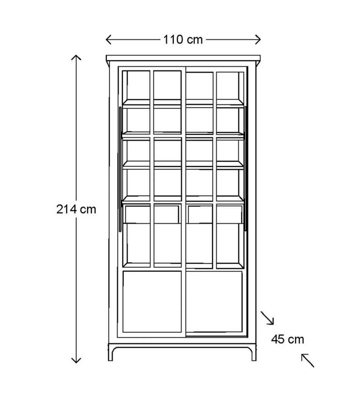 Riviera Maison Buffetschrank The Hoxton, M