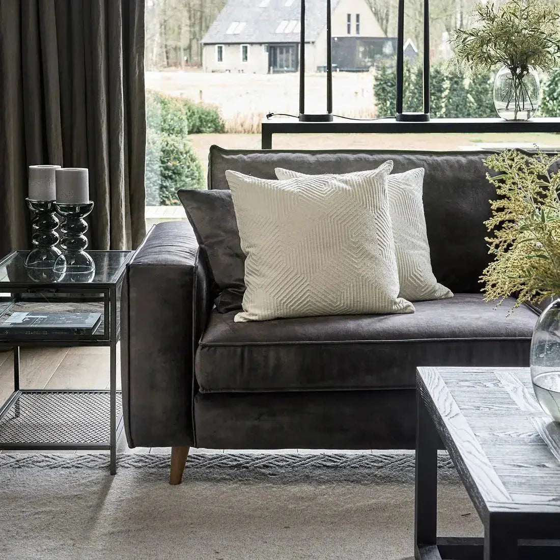 Riviera Maison Ecksofa Rechts Kendall, Grimaldi Grey