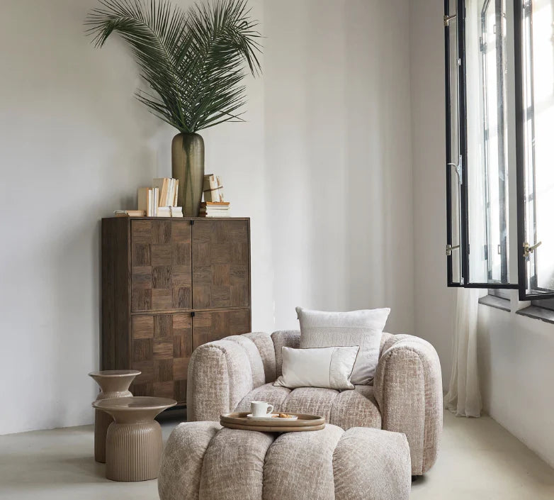Riviera Maison Dazzle Lounger L Antique White